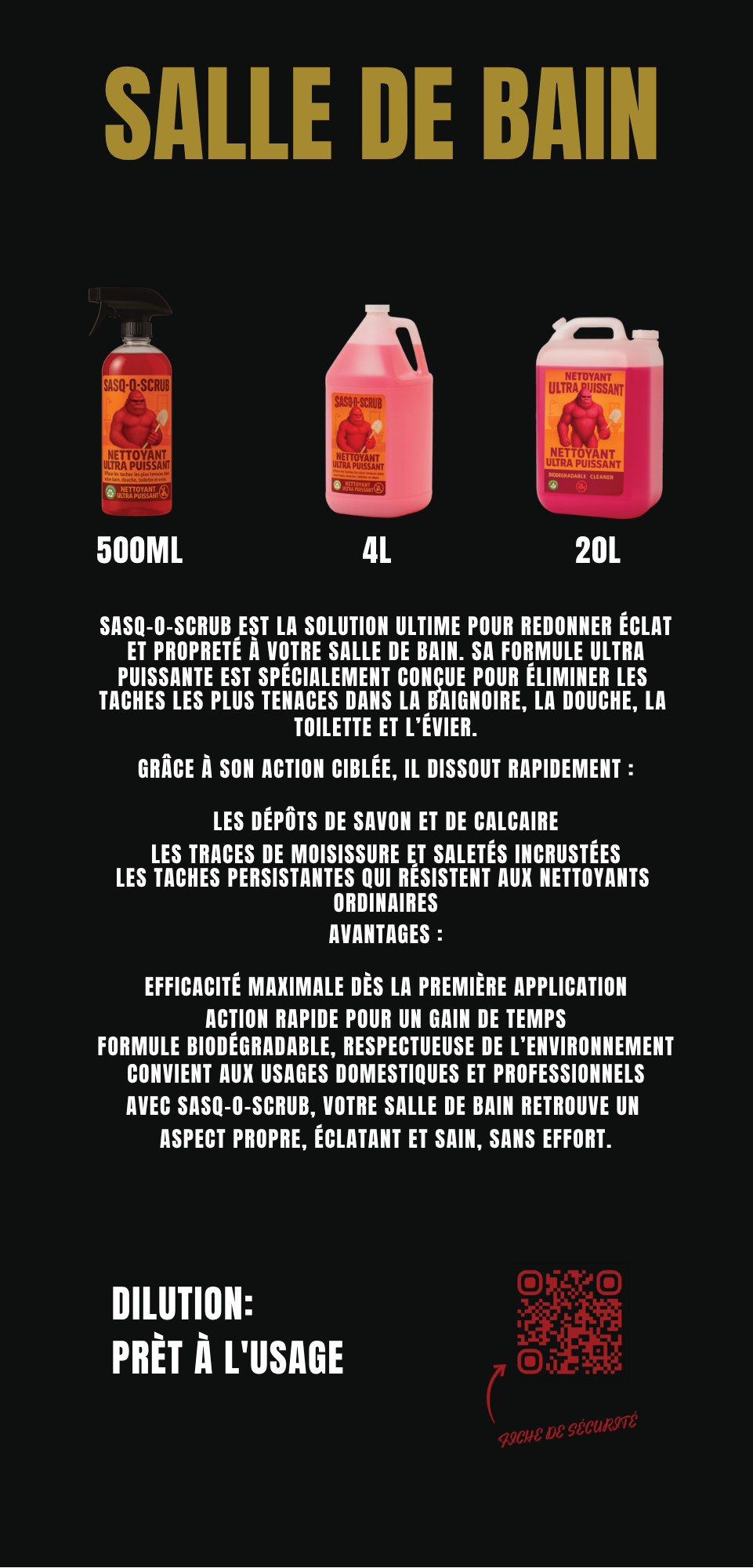 SASQ-O-SCRUB – Ultra Powerful Bathroom Cleaner