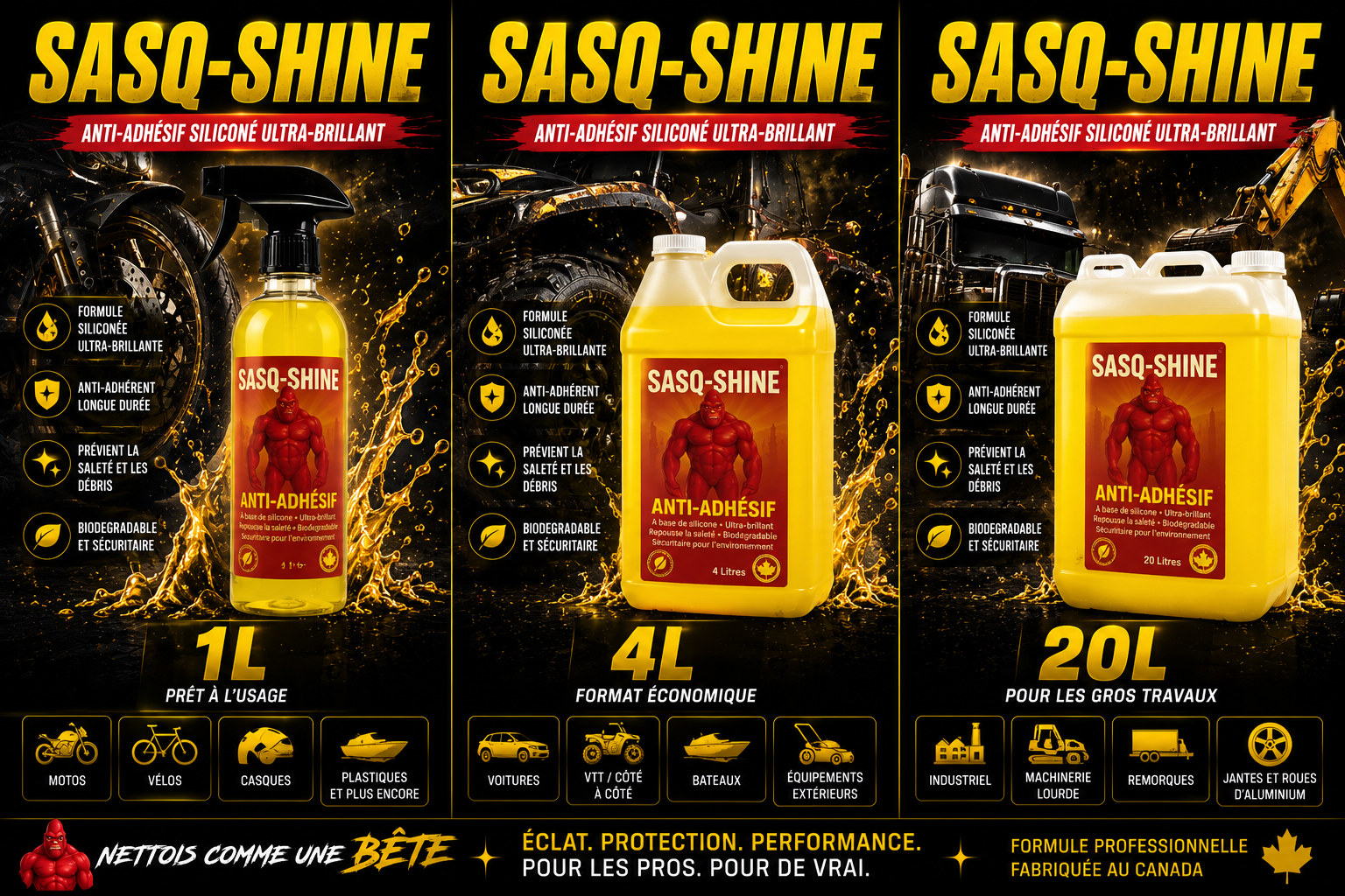 SASQ-SHINE – Ultra-glossy silicone release agent